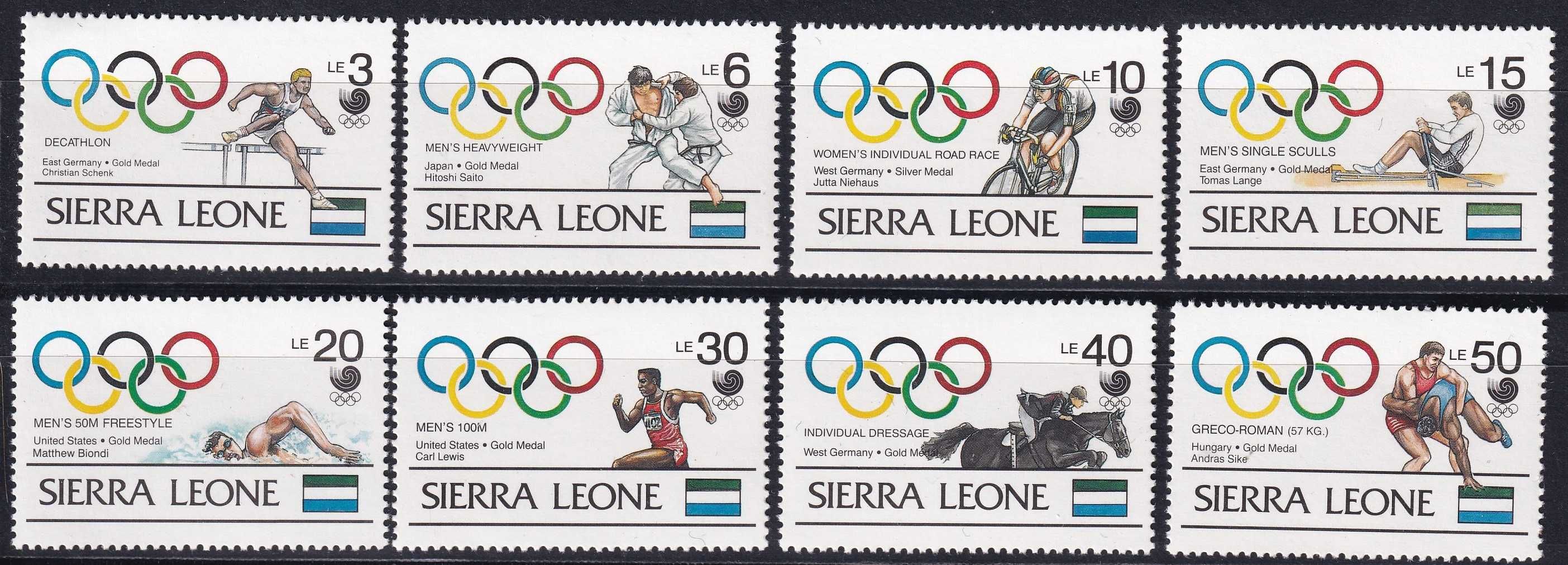 Sierra Leone 1989 cena 10,90 zł kat.13€