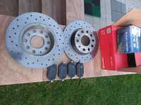 Tarcze klocki brembo 272mm skodą rs