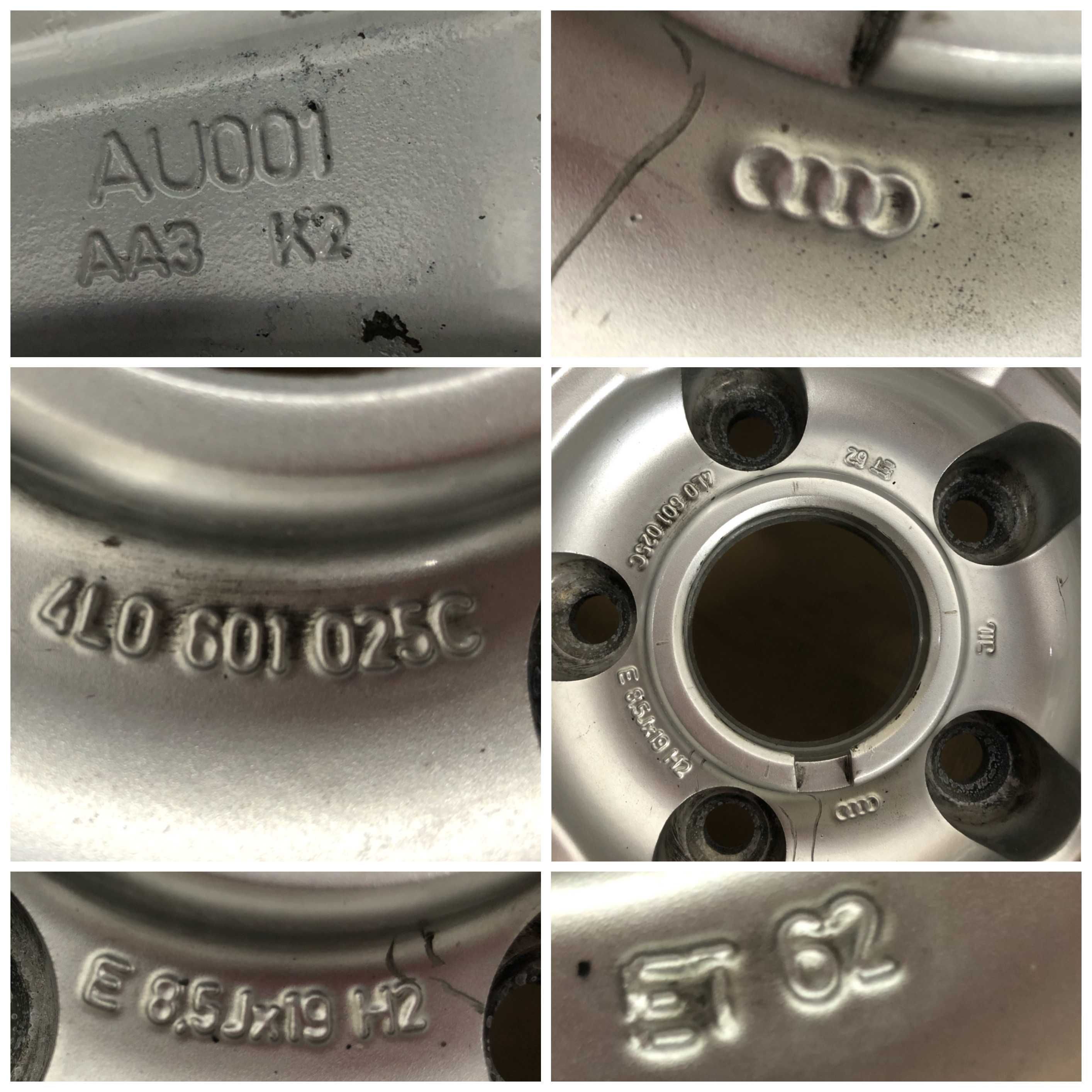 Felga pojedyncza AUDI Q7 4L0 8,5J x 19 ET62 5x130