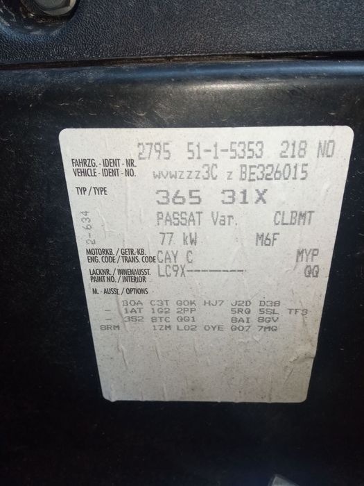 МКПП Volkswagen Passat B7 MYP 1.6TDI КПП Пассат Б7 коробка