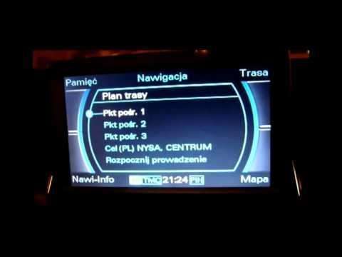 Menu Polskie Audi Multi Media Interface MMI3G MMI2 Lektor Spolszczenie