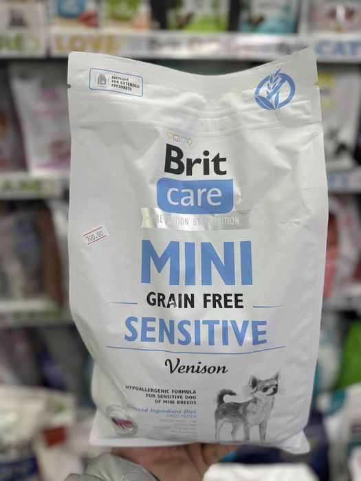 Сухий корм Brit Care Grain Free MINI для собак мініатюрних порід 2кг