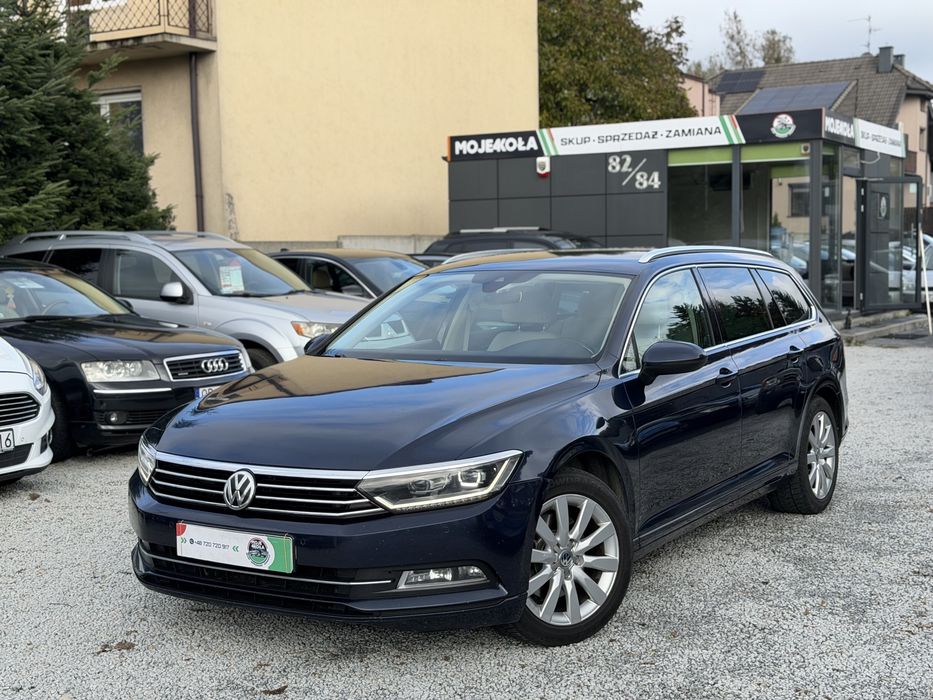 Volkswagen Passat B8 2.0 diesel • 2015 rok • automat • zadatkowany