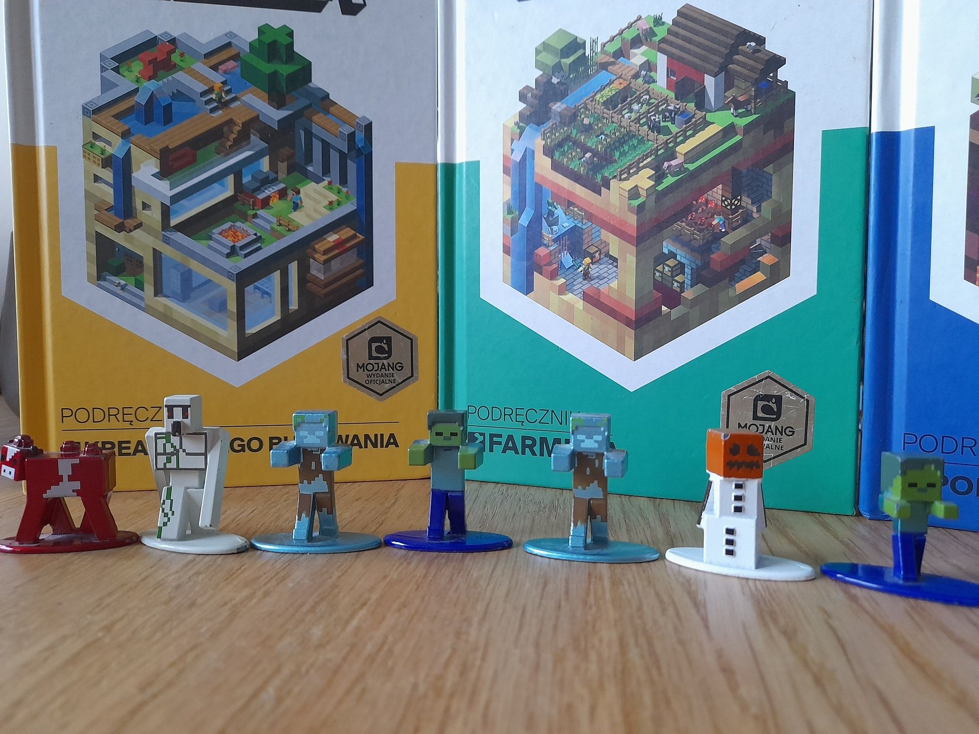 Figurki, metalowe z Minecraft