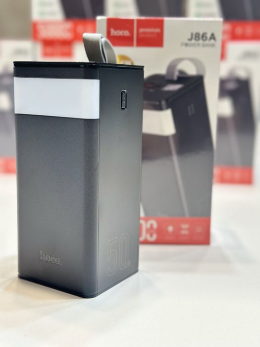 Power bank Hoco J86А 50000 mAh 22.5W, (портативна батарея, павербанк)