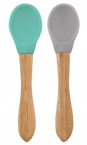 Łyżeczki do nauki samodzielnego jedzenia MINIKOIOI zestaw 2 sztuki