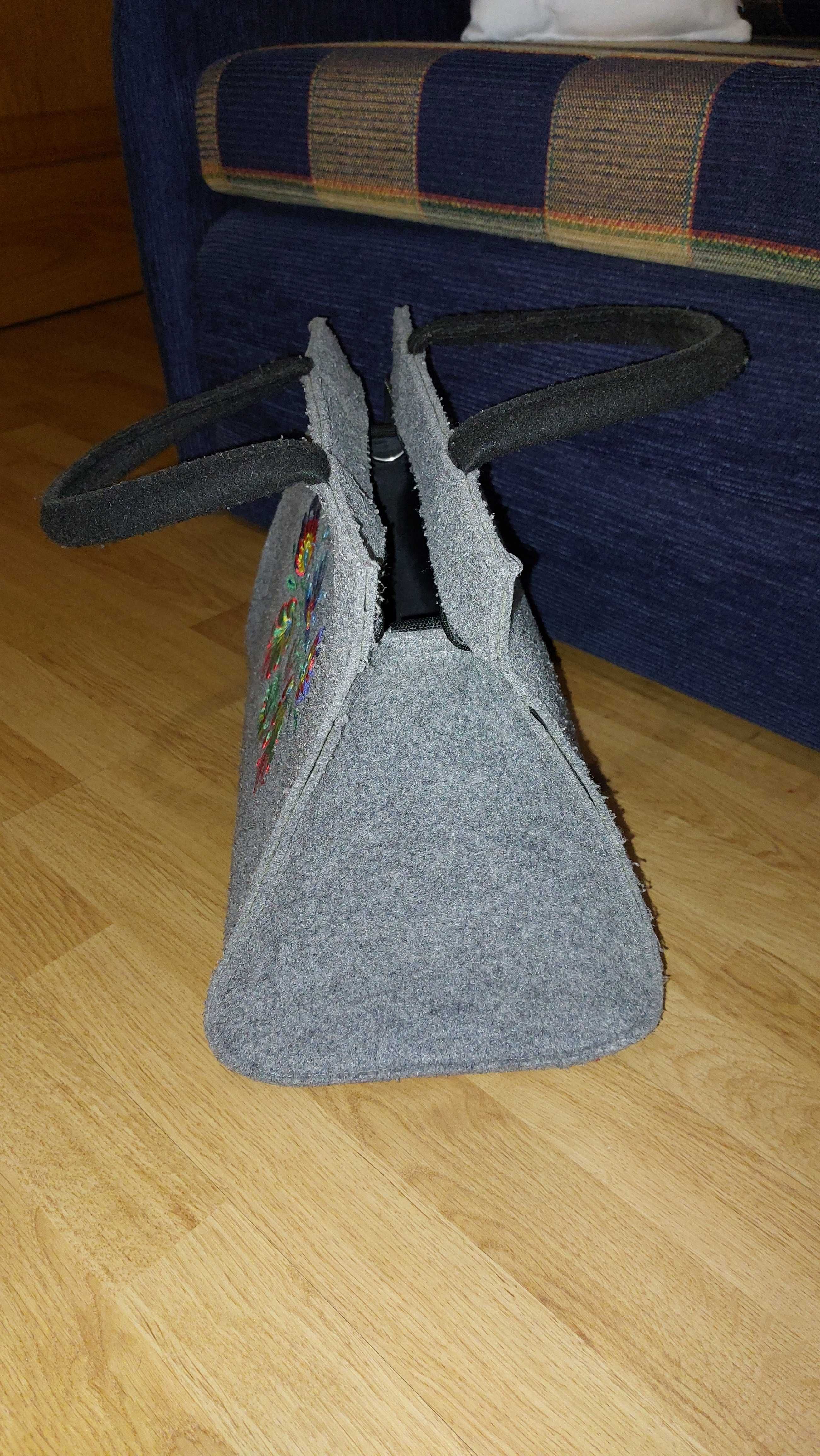 Torebka filcowa folk