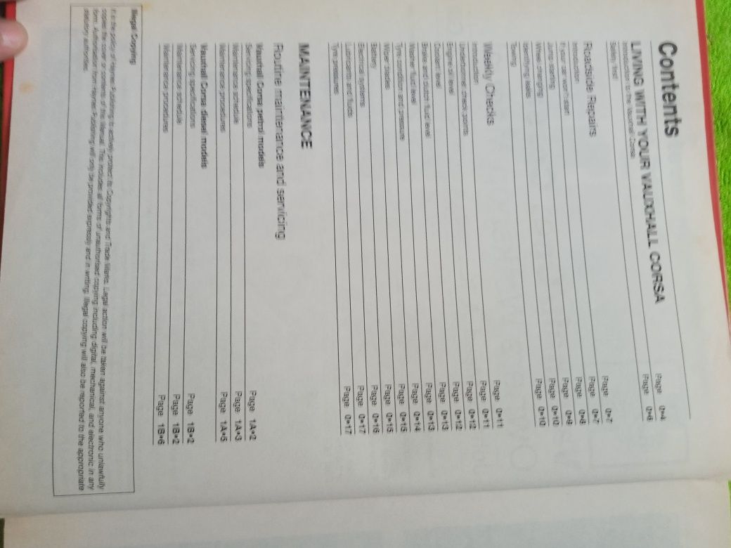 Manual Haynes Opel Corsa c