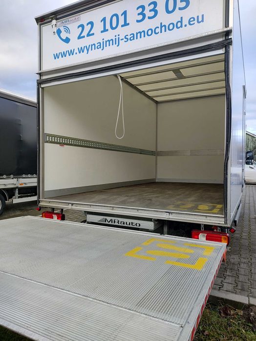 Wynajem Iveco Daily Kontener z windą/Winda/Dostawczy/Skrzynia 8/10EP