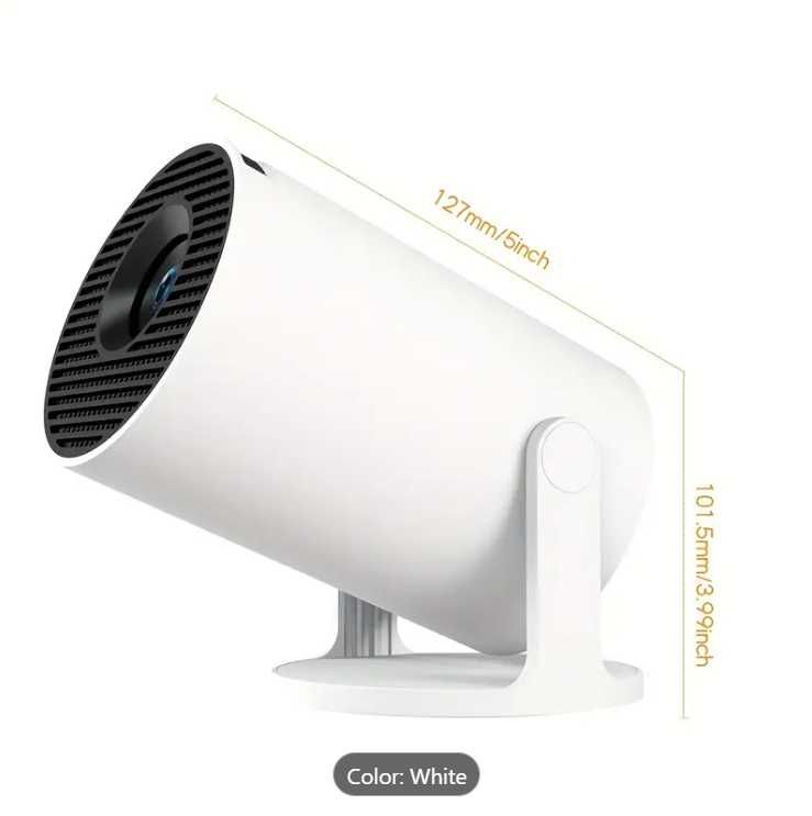 Przenośny projektor HY300 Pro Mini obracany o 180°