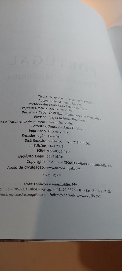 Portugal, Terra de Mistérios - Paulo Alexandre Loução
