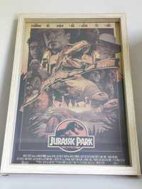 Jurassic Park plakat filmowy vintage