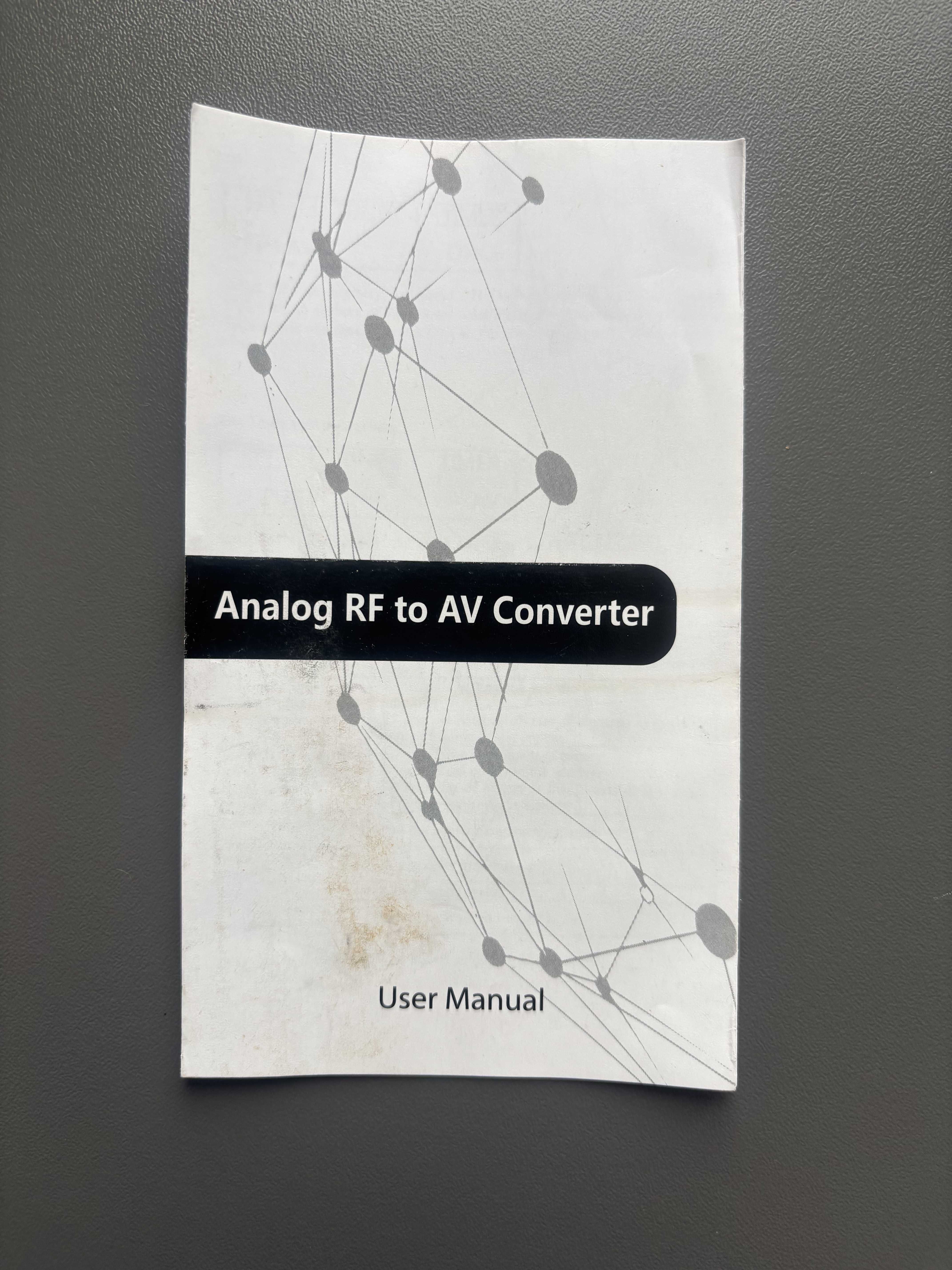RF TO AV конвертер (ресивер з антенного на тюльпани)