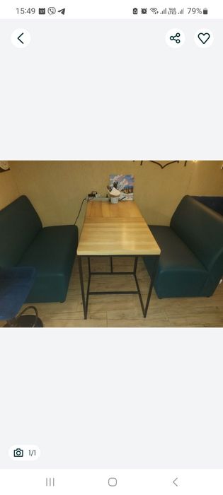 Дивани темно зелені екошкіра