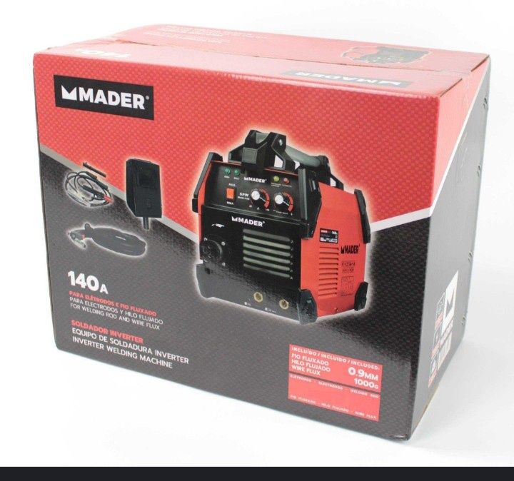 Soldador 3 em 1 INVERTER 140A | MIG/MMA/MAG |Anti Stick |NOVO NA CAIXA