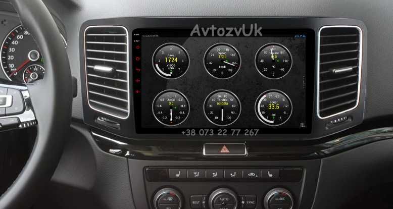 Андроид TIGUAN Volkswagen TOURAN SHARAN ALHAMBRA GPS CarPlay Магнитола