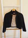 Blazer curto preto