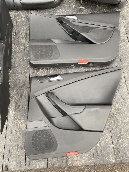 салон passat b6 сидушки сидіння чорний шкіра Пассат Б6