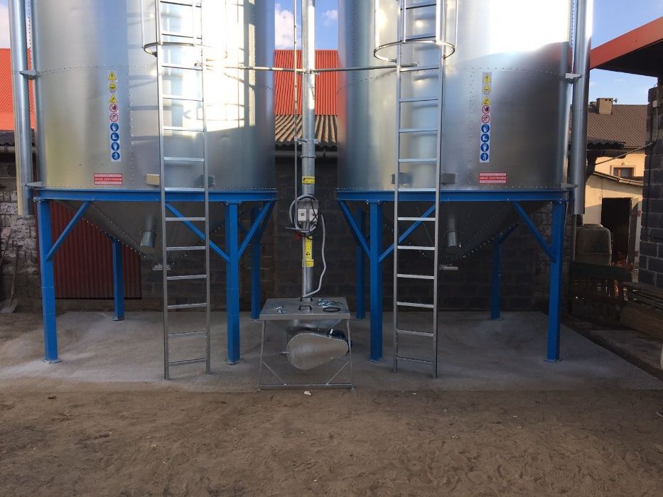 Silos zbożowy, lejowy, bin's cemenciak