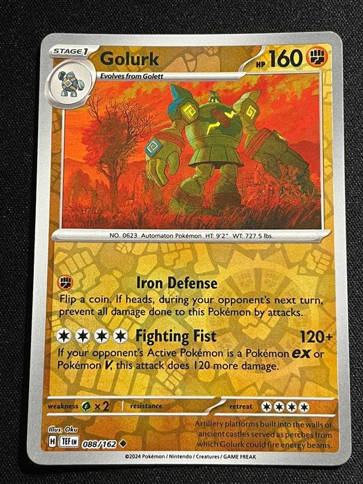 Carta Pokémon Golurk 88/162 Temporal Forces