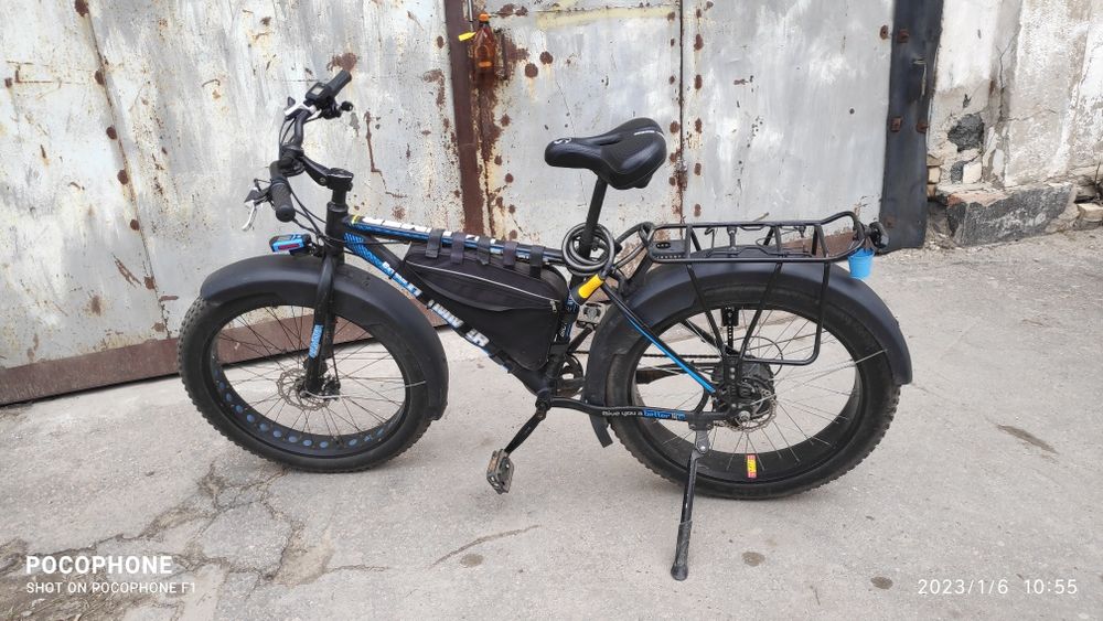 Фетбайка электрический велосипед