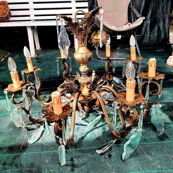 Люстра вінтажна Італійська.