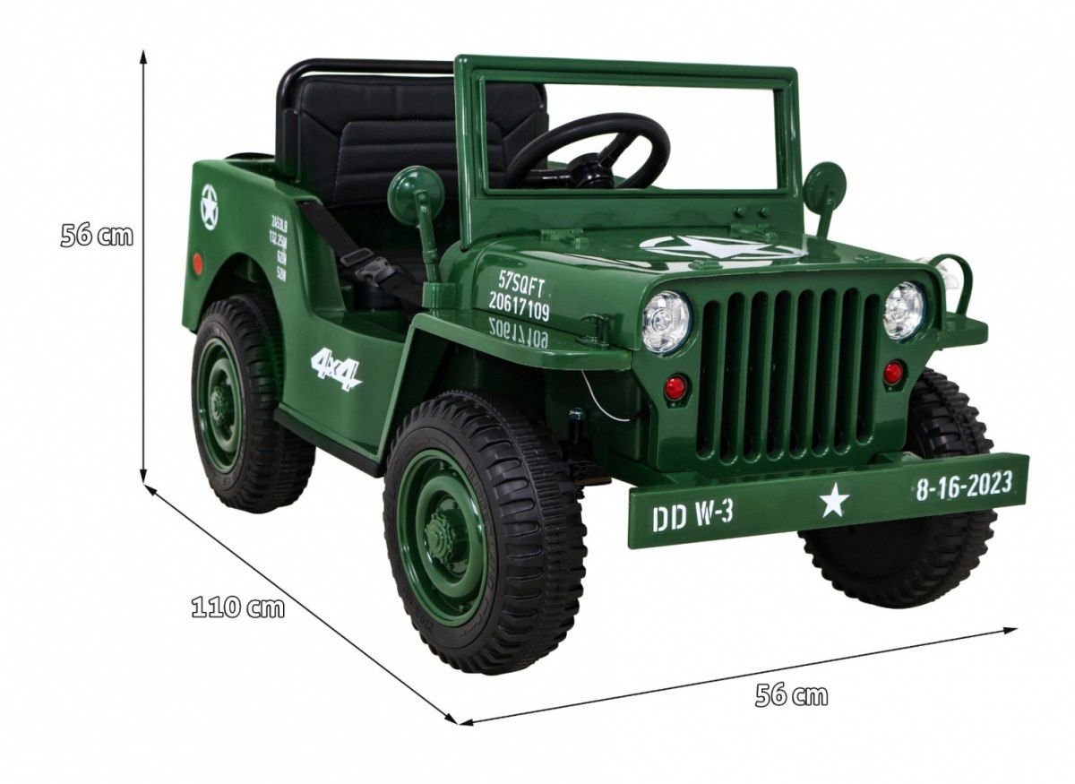 Pojazd Retro Wojskowy 4x4