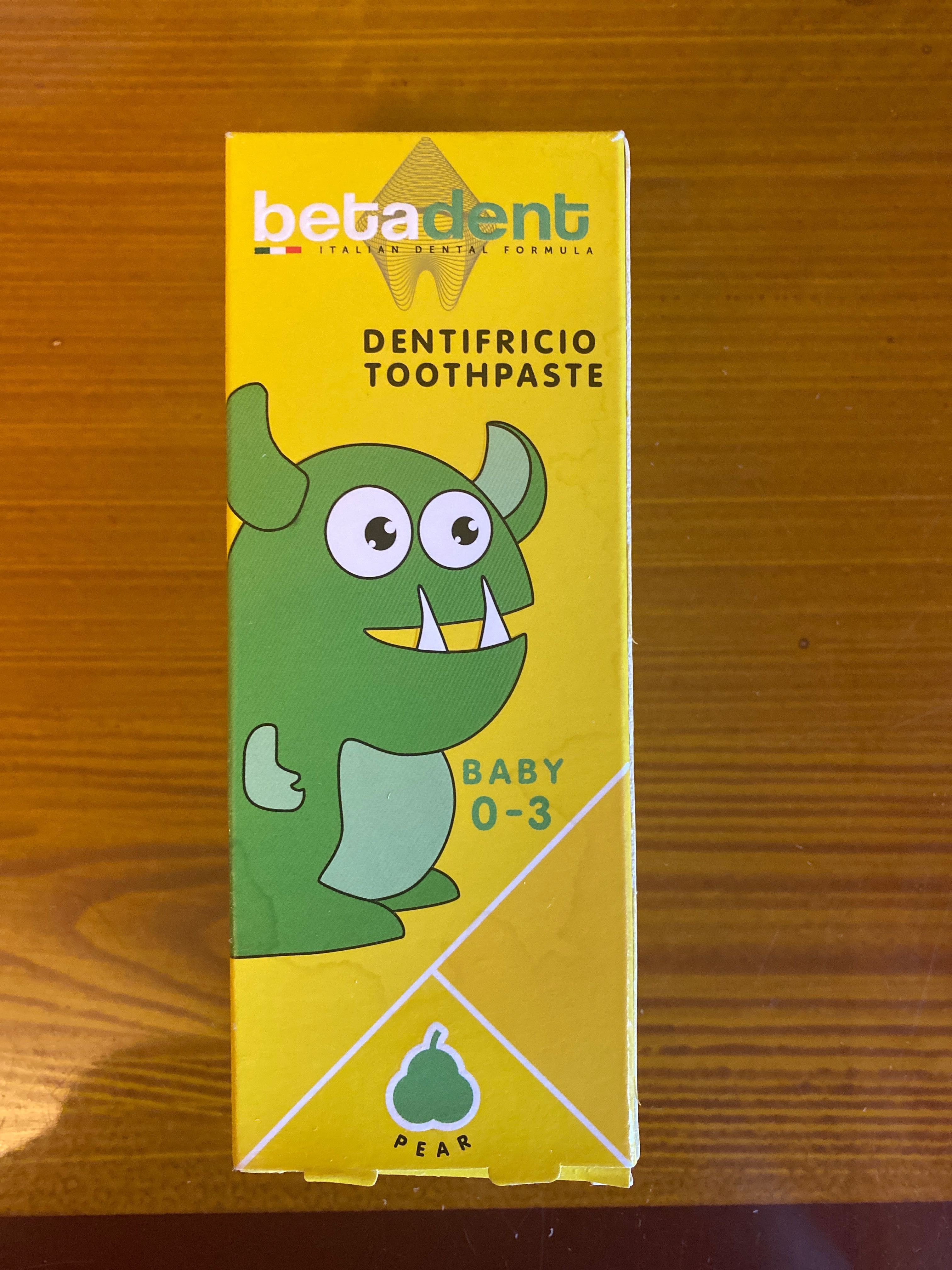 Дитяча зубна паста beta dent