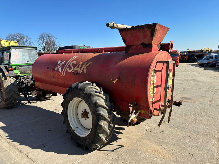 Beczkowóz SAK, 7000litrów, Pompa nie kompletna