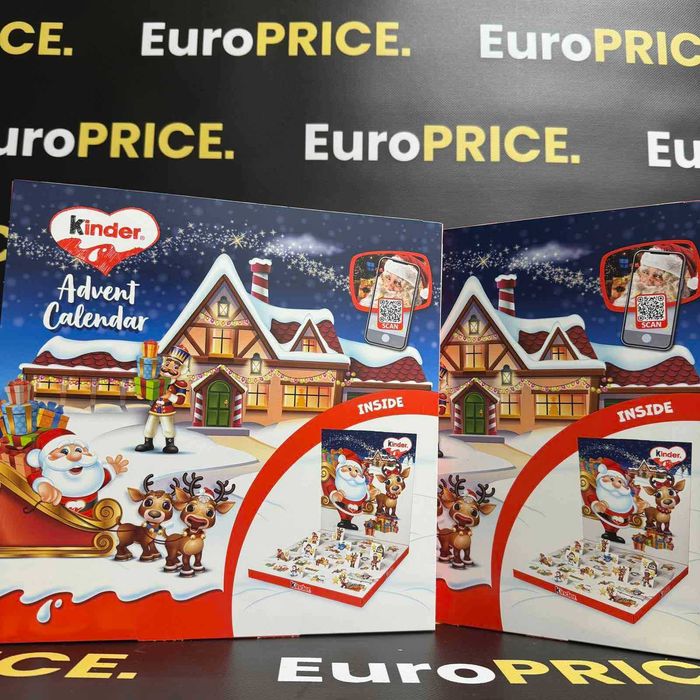 ОПТ Новорічний Адвент Календарь, Адвент, Kinder, Milka, Oreo, шоколад