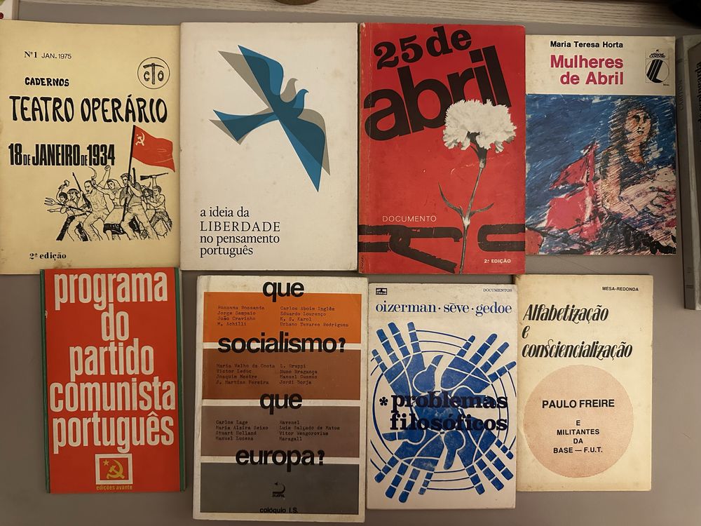 Conjunto livros politicos antigos