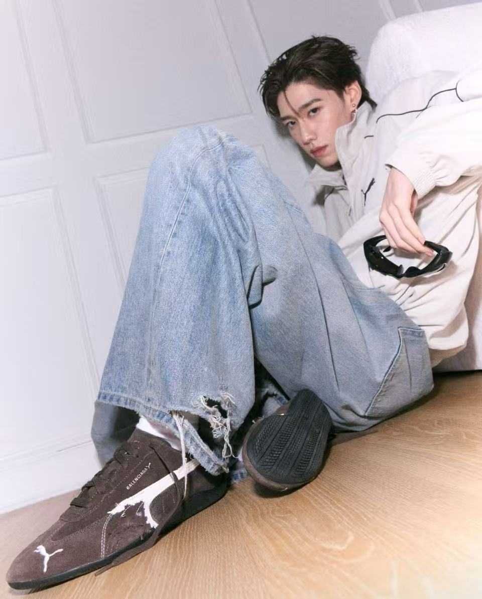 PUMA com Balenciaga Speedcat, tênis casual