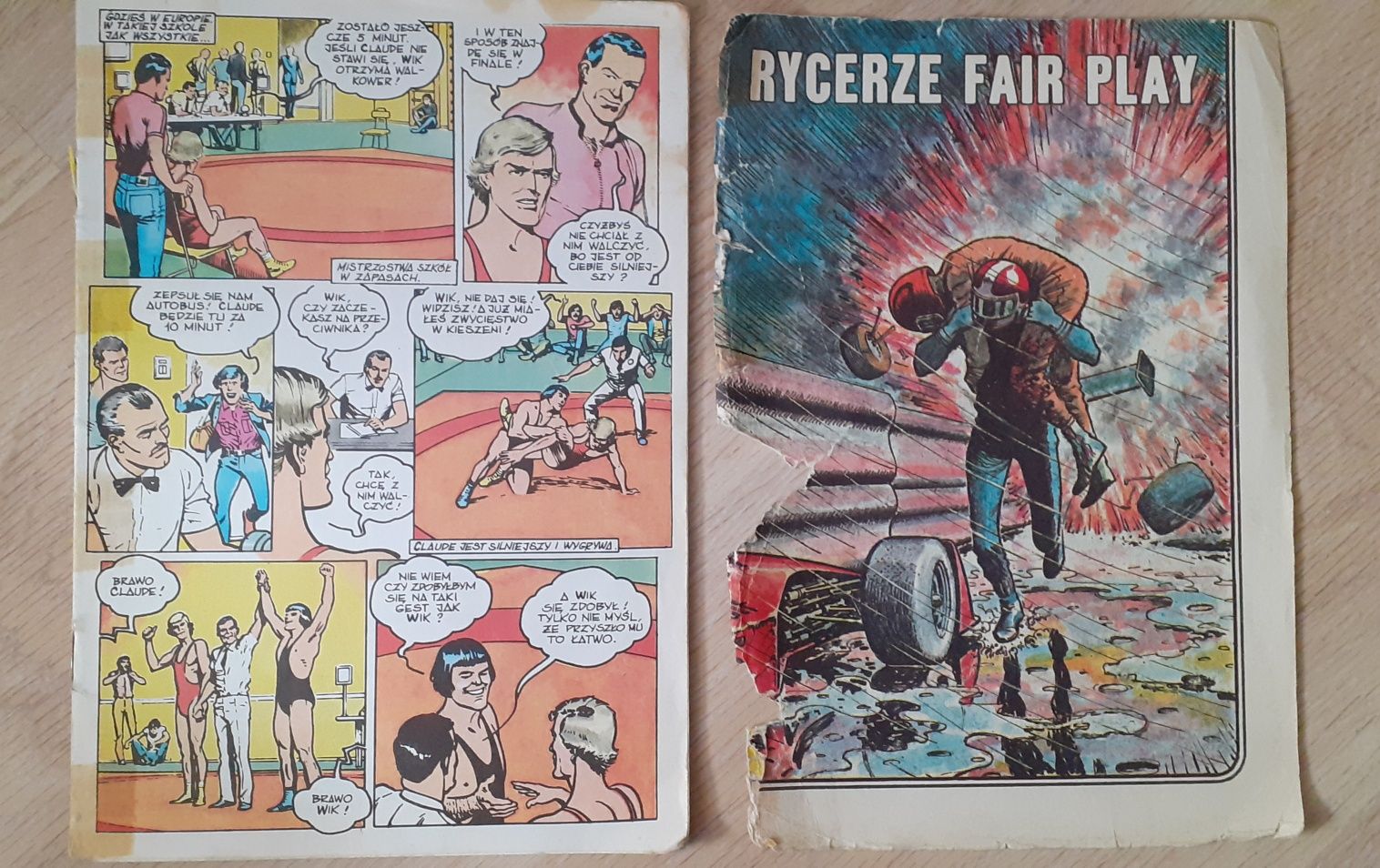 Komiks Rycerze fair play Tadeusz Olszański