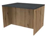 Wyspa Kuchenna VARIO Modułowa 123,5x94x86 Cm DĄB EVOKE DISTRICT DARK