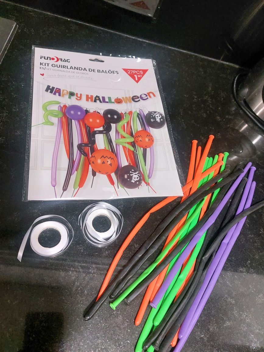 Kit de grinalda com 18 balões para Halloween

#baloon #halloweenaccess