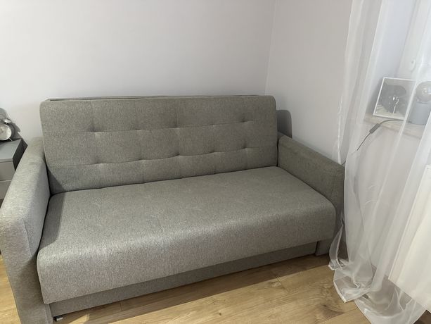 Kanapa Sofa Wersalka rozkładana szara