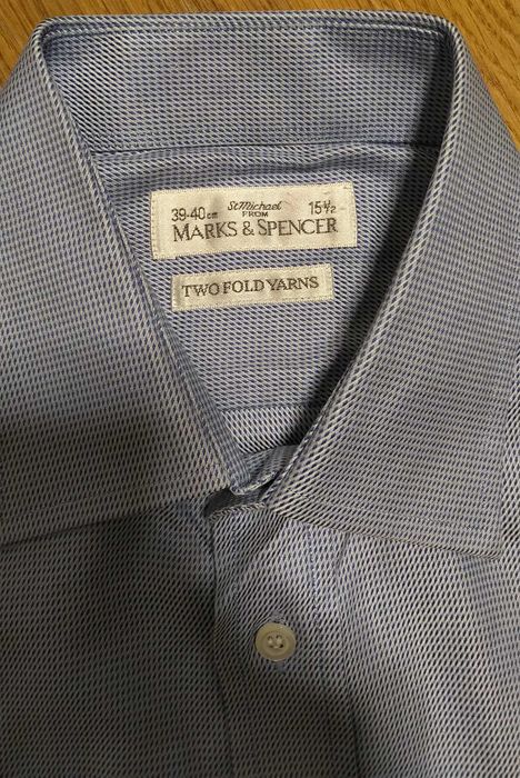 Мужская рубашка Mark & Spencer. 39-40