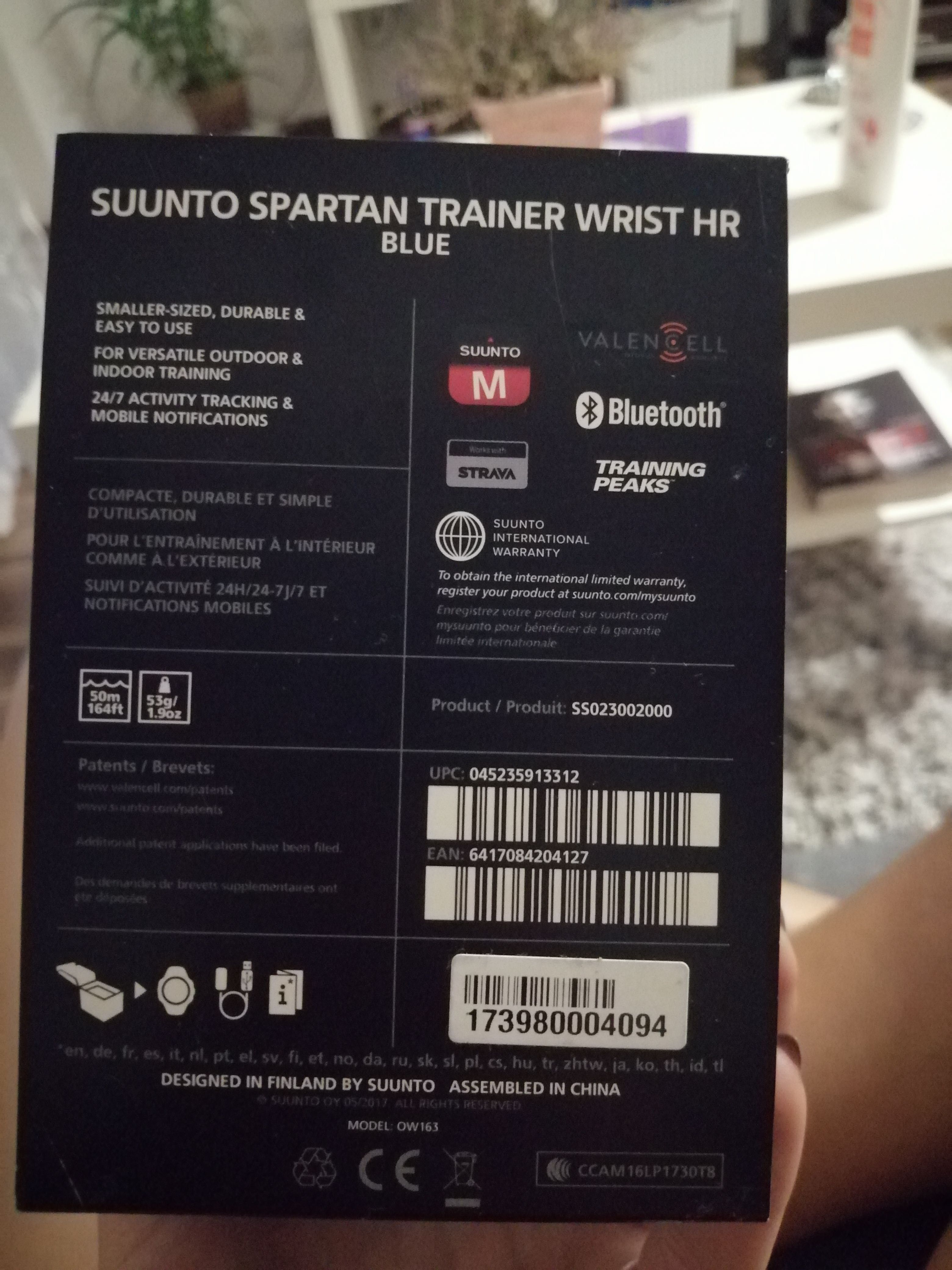 Zegarek Suunto Spartan Trainer Wrist HR niebieski