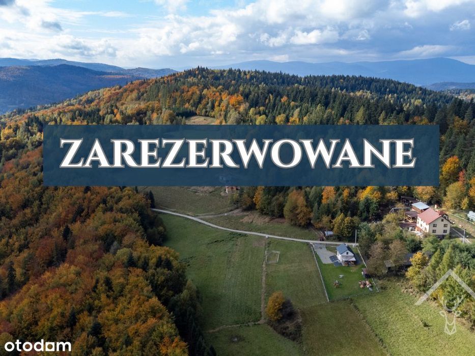 Działka budowlana 8,1 ara Jeleśnia|Piękne widoki, prąd droga asfaltowy