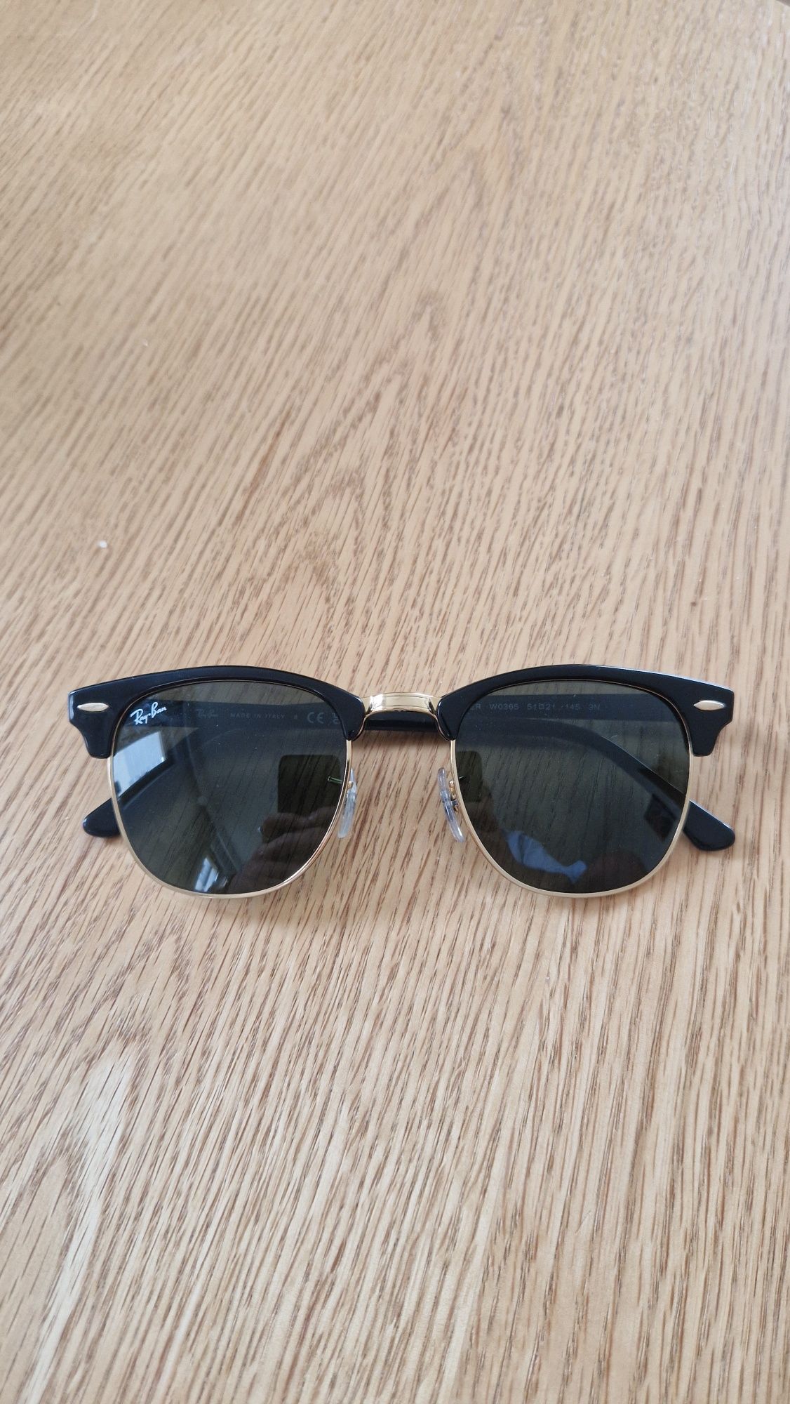 Okulary przeciwsłoneczne Ray Ban Rayban clubmaster rb3016 w0365
