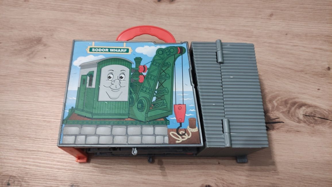 Tomek i przyjaciele Sodor wharf port shiping tory mattel dźwig