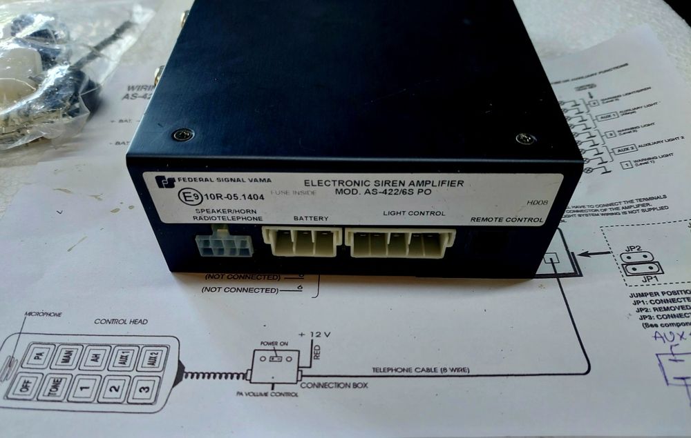 Federal signal as422 generator modulator straż osp karetka