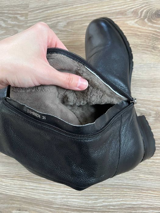 Зимові шкіряні чоботи Respect 36 розмір