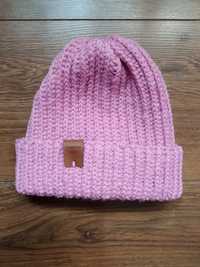 Zimowa czapka BEANIE L - 100% wełna owcza - różne kolory