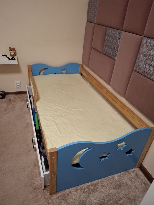 Łóżko dziecięce sosnowe