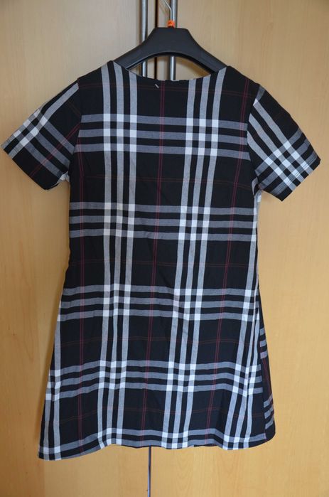 Włoska sukienka w kratę r. 36