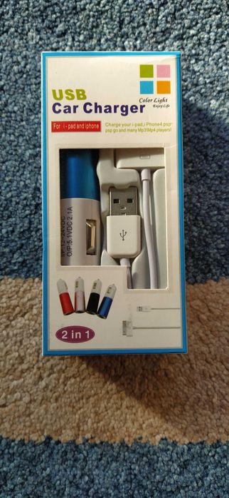Carregador de isqueiro, USB