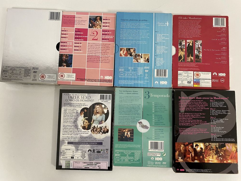 Pack DVD Sexo e a Cidade Temporada 1, 2,3,4,5,6