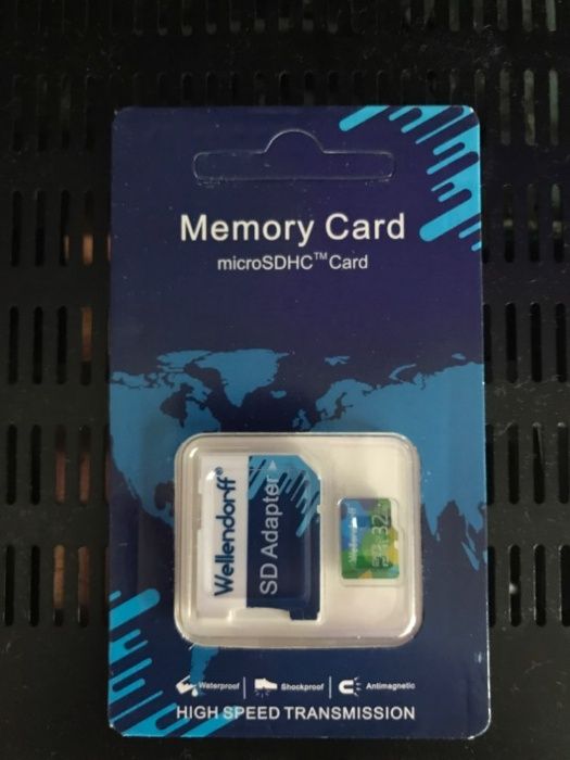 Адаптер карты памяти Micro SD 10-й кл. на 32 ГБ Wellendorff