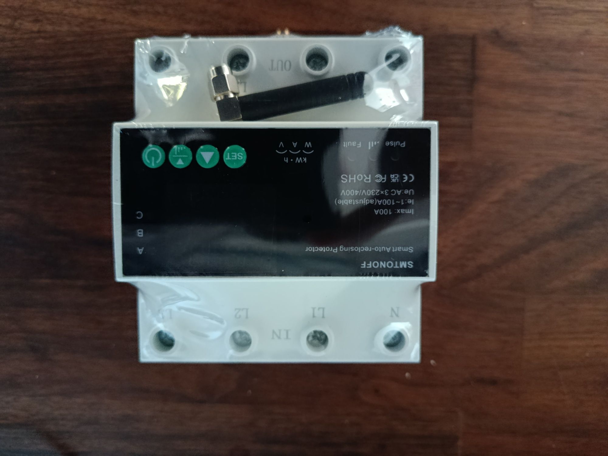Disjuntor inteligente 4P 100amp Trifásico